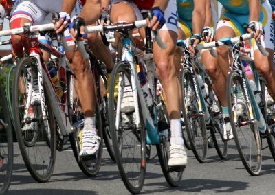 Le Tour de France cycliste depuis les gîtes